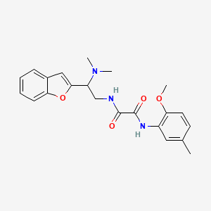 N1-(2-(benzofuran-2-yl)-2-(dimethylamino)ethyl)-N2-(2-methoxy-5-methylphenyl)oxalamide