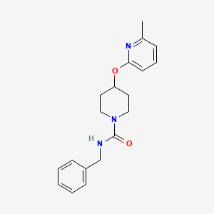 N-benzyl-4-((6-methylpyridin-2-yl)oxy)piperidine-1-carboxamide