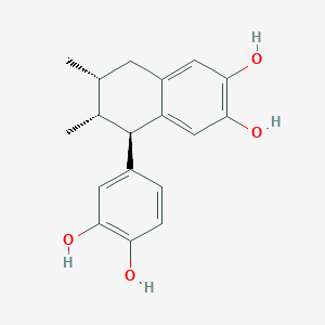 (5R,6R,7R)-5-(3,4-dihydroxyphenyl)-6,7-dimethyl-5,6,7,8-tetrahydronaphthalene-2,3-diol