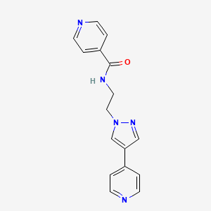 N-{2-[4-(pyridin-4-yl)-1H-pyrazol-1-yl]ethyl}pyridine-4-carboxamide