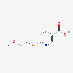 molecular formula C9H11NO4 B2362017 6-(2-Methoxyethoxy)pyridine-3-carboxylic acid CAS No. 894802-20-1