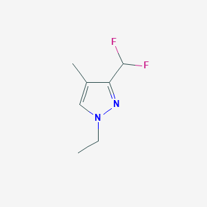 3-(difluoromethyl)-1-ethyl-4-methyl-1H-pyrazole