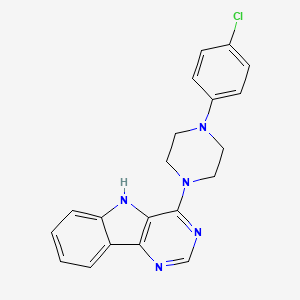 4-[4-(4-chlorophenyl)piperazin-1-yl]-5H-pyrimido[5,4-b]indole