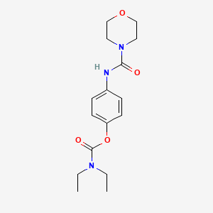 B2362103 4-(Morpholine-4-carboxamido)phenyl diethylcarbamate CAS No. 526190-26-1