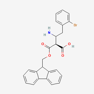 (S)-3-((((9H-Fluoren-9-yl)methoxy)carbonyl)amino)-4-(2-bromophenyl)butanoic acid