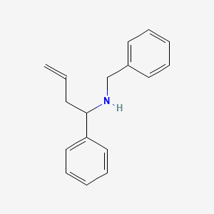molecular formula C17H19N B2362125 N-苄基-1-苯基丁-3-烯-1-胺 CAS No. 88381-98-0