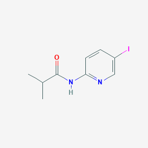 molecular formula C9H11IN2O B236213 N-(5-iodopyridin-2-yl)-2-methylpropanamide 