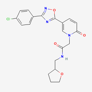 5-[(4-chlorophenyl)sulfonyl]-N-(4-methylpyridin-2-yl)thiophene-2-carboxamide