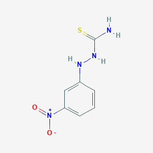 molecular formula C7H8N4O2S B2362139 2-(3-Nitrophenyl)-1-hydrazinecarbothioamide CAS No. 856070-91-2