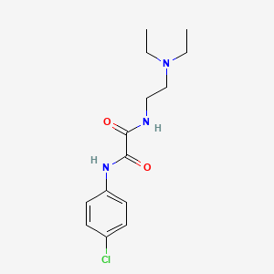 molecular formula C14H20ClN3O2 B2362156 N1-(4-chlorophenyl)-N2-(2-(diethylamino)ethyl)oxalamide CAS No. 886899-75-8
