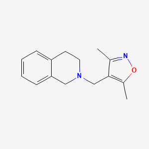 4-((3,4-dihydroisoquinolin-2(1H)-yl)methyl)-3,5-dimethylisoxazole