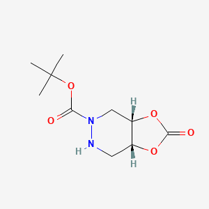 Tert-butyl (3aS,7aR)-2-oxo-4,6,7,7a-tetrahydro-3aH-[1,3]dioxolo[4,5-d]pyridazine-5-carboxylate