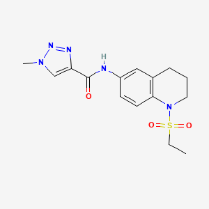 N-(1-(ethylsulfonyl)-1,2,3,4-tetrahydroquinolin-6-yl)-1-methyl-1H-1,2,3-triazole-4-carboxamide