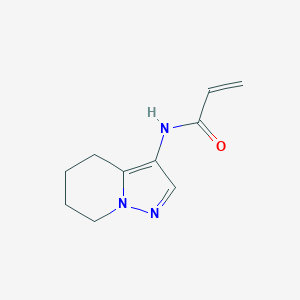 molecular formula C10H13N3O B2362228 N-(4,5,6,7-Tetrahydropyrazolo[1,5-a]pyridin-3-yl)prop-2-enamide CAS No. 2224398-41-6