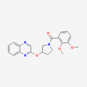 2-{[1-(2,3-Dimethoxybenzoyl)pyrrolidin-3-yl]oxy}quinoxaline