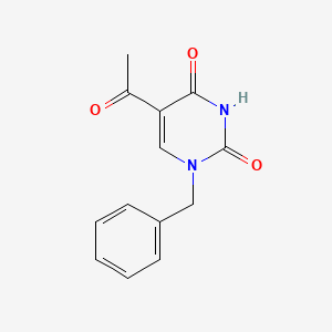 molecular formula C13H12N2O3 B2362254 5-乙酰基-1-苄基-2,4(1H,3H)-嘧啶二酮 CAS No. 338399-29-4