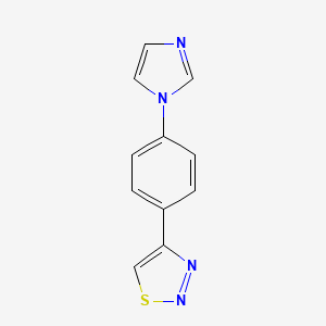 4-[4-(1H-imidazol-1-yl)phenyl]-1,2,3-thiadiazole