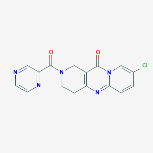 8-chloro-2-(pyrazine-2-carbonyl)-3,4-dihydro-1H-dipyrido[1,2-a:4',3'-d]pyrimidin-11(2H)-one