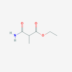 molecular formula C6H11NO3 B2362275 2-Carbamoylpropanoic acid ethyl ester CAS No. 42710-28-1