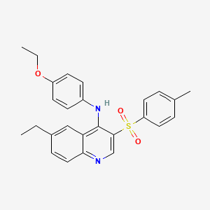 N-(4-ethoxyphenyl)-6-ethyl-3-tosylquinolin-4-amine