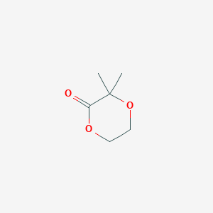 molecular formula C6H10O3 B2362321 3,3-Dimethyl-[1,4]dioxan-2-one CAS No. 66800-75-7