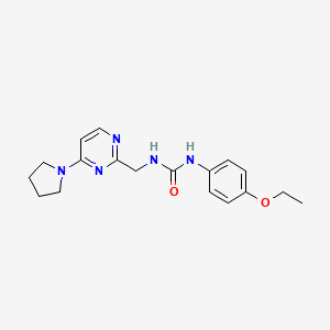 1-(4-Ethoxyphenyl)-3-((4-(pyrrolidin-1-yl)pyrimidin-2-yl)methyl)urea