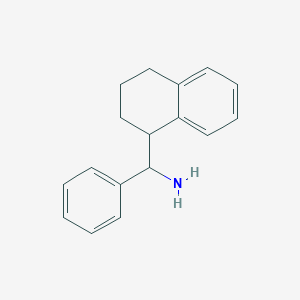 molecular formula C17H19N B2362337 Phenyl(1,2,3,4-tetrahydronaphthalen-1-yl)methanamine CAS No. 904235-82-1