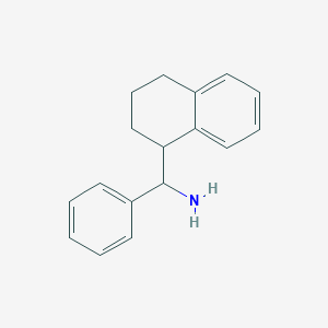 molecular formula C17H19N B2362337 Fenil(1,2,3,4-tetrahidronaftalen-1-il)metanamina CAS No. 904235-82-1