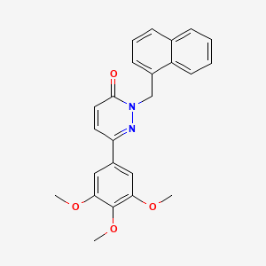 2-(Naphthalen-1-ylmethyl)-6-(3,4,5-trimethoxyphenyl)pyridazin-3-one