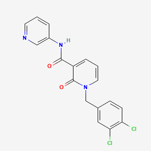 1-(3,4-dichlorobenzyl)-2-oxo-N-(3-pyridinyl)-1,2-dihydro-3-pyridinecarboxamide