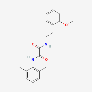 molecular formula C19H22N2O3 B2362372 N1-(2,6-ジメチルフェニル)-N2-(2-メトキシフェネチル)オキサラミド CAS No. 898374-83-9