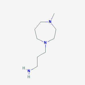 molecular formula C9H21N3 B2362411 3-(4-甲基-1,4-二氮杂环戊-1-基)丙-1-胺 CAS No. 87576-06-5