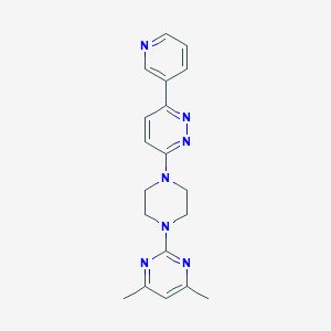 4,6-Dimethyl-2-[4-(6-pyridin-3-ylpyridazin-3-yl)piperazin-1-yl]pyrimidine