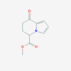 molecular formula C10H11NO3 B2362471 methyl 8-oxo-6,7-dihydro-5H-indolizine-5-carboxylate CAS No. 318247-33-5