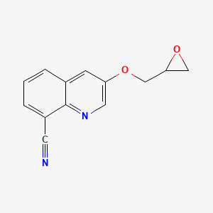 3-(Oxiran-2-ylmethoxy)quinoline-8-carbonitrile