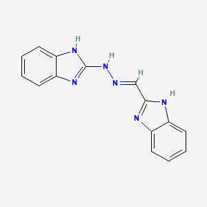 (E)-2-((2-(1H-benzo[d]imidazol-2-yl)hydrazono)methyl)-1H-benzo[d]imidazole