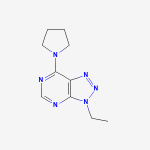3-Ethyl-7-pyrrolidin-1-yltriazolo[4,5-d]pyrimidine