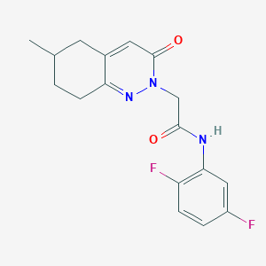 N-(2,5-difluorophenyl)-2-(6-methyl-3-oxo-5,6,7,8-tetrahydrocinnolin-2(3H)-yl)acetamide