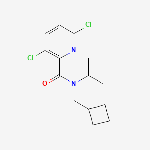 3,6-dichloro-N-(cyclobutylmethyl)-N-(propan-2-yl)pyridine-2-carboxamide