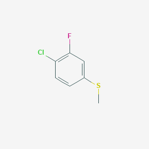 molecular formula C7H6ClFS B2362640 4-Chloro-3-fluorophenyl methyl sulfide CAS No. 1314964-99-2