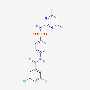 molecular formula C19H16Cl2N4O3S B2362645 Cambridge id 6138935 CAS No. 307327-20-4