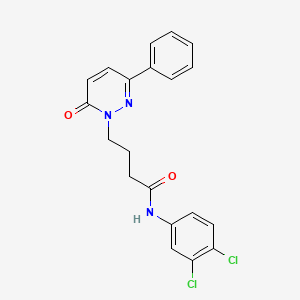 N-(3,4-dichlorophenyl)-4-(6-oxo-3-phenylpyridazin-1(6H)-yl)butanamide