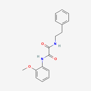 N-(2-methoxyphenyl)-N'-(2-phenylethyl)ethanediamide