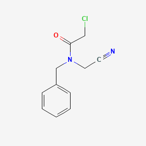 N-benzyl-2-chloro-N-(cyanomethyl)acetamide