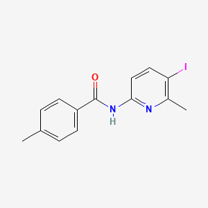 N-(5-iodo-6-methylpyridin-2-yl)-4-methylbenzamide