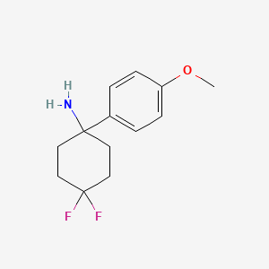 4,4-Difluoro-1-(4-methoxyphenyl)cyclohexanamine