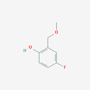 molecular formula C8H9FO2 B2362705 4-Fluoro-2-(methoxymethyl)phenol CAS No. 2222511-96-6