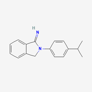 2-[4-(propan-2-yl)phenyl]-2,3-dihydro-1H-isoindol-1-imine