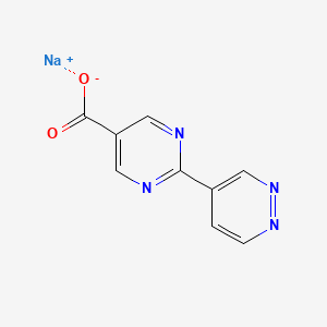 Sodium 2-(pyridazin-4-yl)pyrimidine-5-carboxylate
