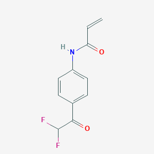 N-[4-(2,2-Difluoroacetyl)phenyl]prop-2-enamide